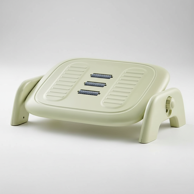 Ergonomic Massage Footstool Durable Detachable Foot Rest Stool Feet Support Adjustable Height Footrest Cushion Living Room