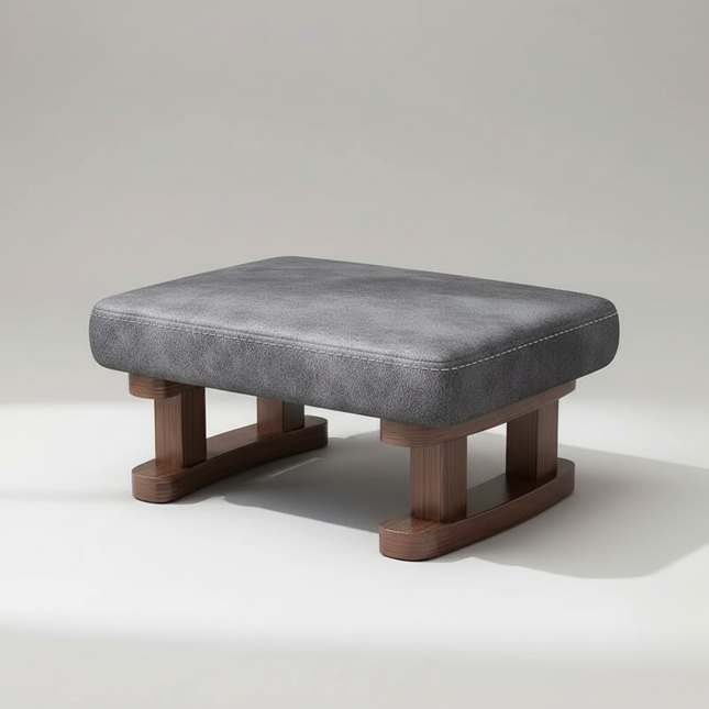 Colorful Small Wooden Stool with Non-Slip Pad Footrest Seat Square Household Living Room Hallway Sofa Tea Stools