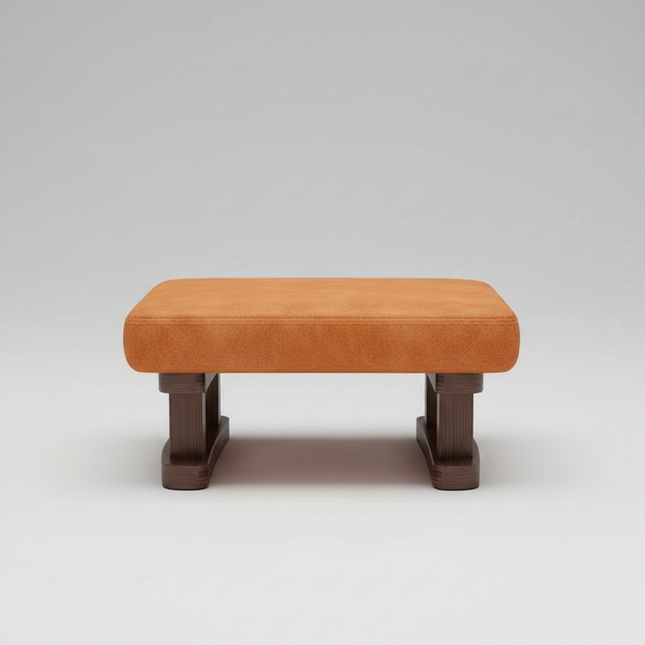 Colorful Small Wooden Stool with Non-Slip Pad Footrest Seat Square Household Living Room Hallway Sofa Tea Stools