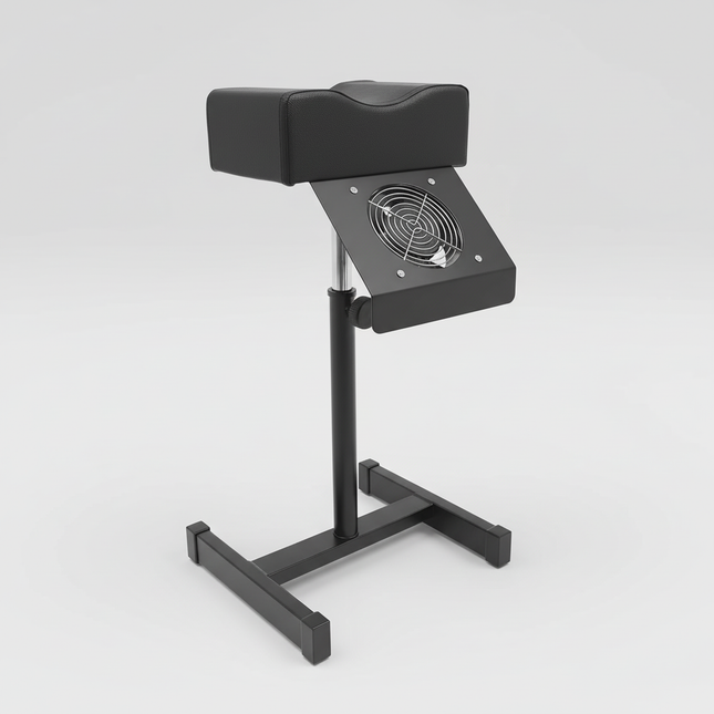Professional Pedicure Stool Height Adjustable Manicure Chair Beauty Salon Spa Lift Stool Footrest Nail Bench w/Dust Cleaning Fan