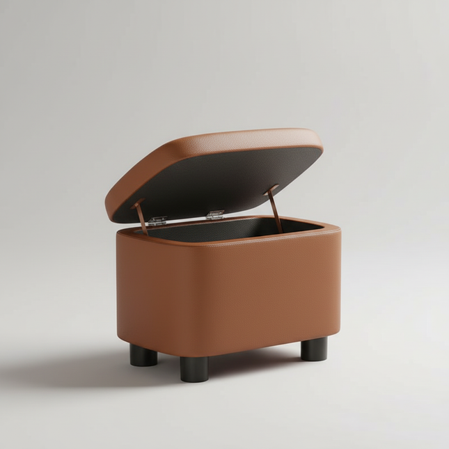 home Furniture Household Low Stool Living Room Coffee Table Sofa Stools Soft Bag Pier Ottoman Footrest With Storage Space Stool