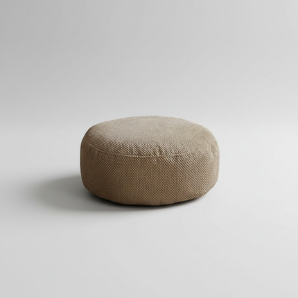 Fabric Removable and Washable Round Floor Futon Seat Pouf Ottoman Foot Rest  Window Living Room Tatami Low Stool Pedal