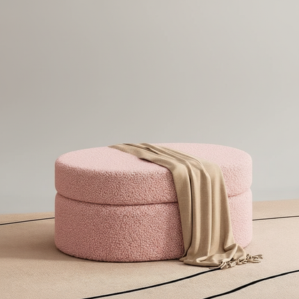 Home Furniture Stool Creative Storage Boxes Lamb Cashmere Hallway Bench Advanced Foot Seat Multifunctional Shoe Changing Stool