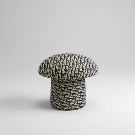 Mushroom Foot Stool Comfortable Lamb Velvet Shoe Changing Seat Living Room Children's Chairs High Elastic Sponge Hallway Ottoman