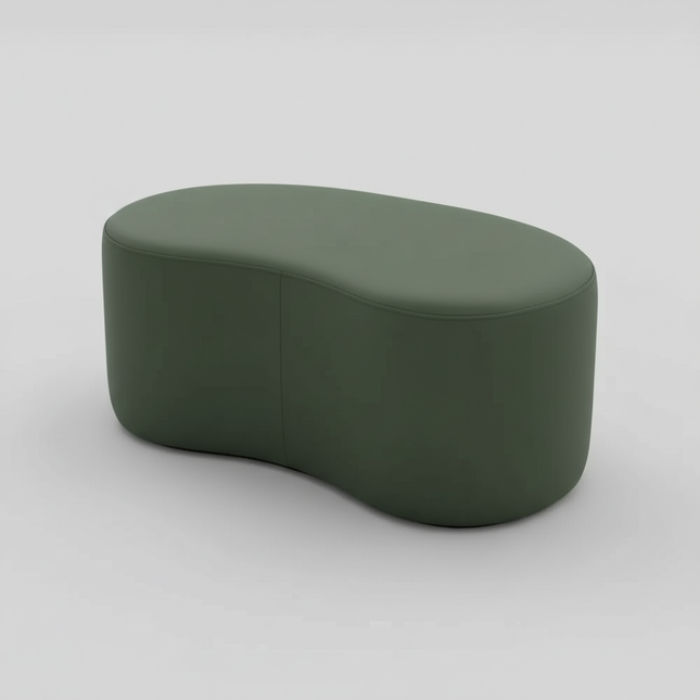 Luxury Stool INS Lamb Changing Wool Foot Stool Bedroom Pouf Nordic Shoe Ottoman Creative Design Living Room Floor Sofa Bench