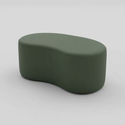 Luxury Stool INS Lamb Changing Wool Foot Stool Bedroom Pouf Nordic Shoe Ottoman Creative Design Living Room Floor Sofa Bench