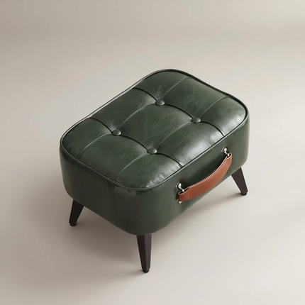 1pc Minimalist Short Stool, Super Soft & Space Saving Short Sofa, Household Shoe Bench With Soft Seating, For Living Room Entry