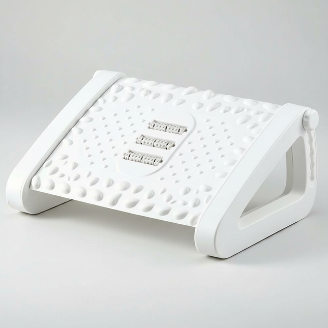 43*32cm Office Stool Footrest With Ergonomic Design Relieve Pressure Improve Comfort Footstool Massage Rollers For Office Space