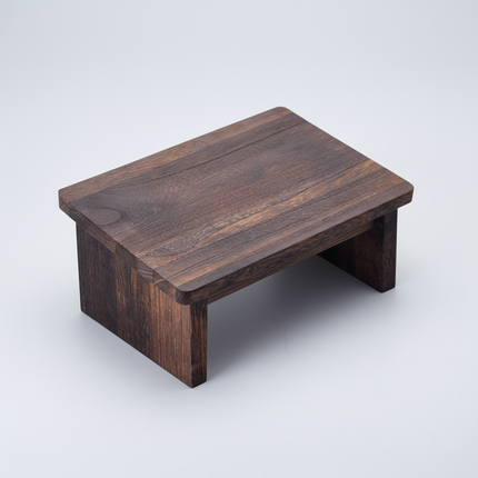 Solid Wood Footrest With Sloping Surface office Footrest Under the Desk Footstool Wooden Foot Rest Stool Pain Relief Office Foot