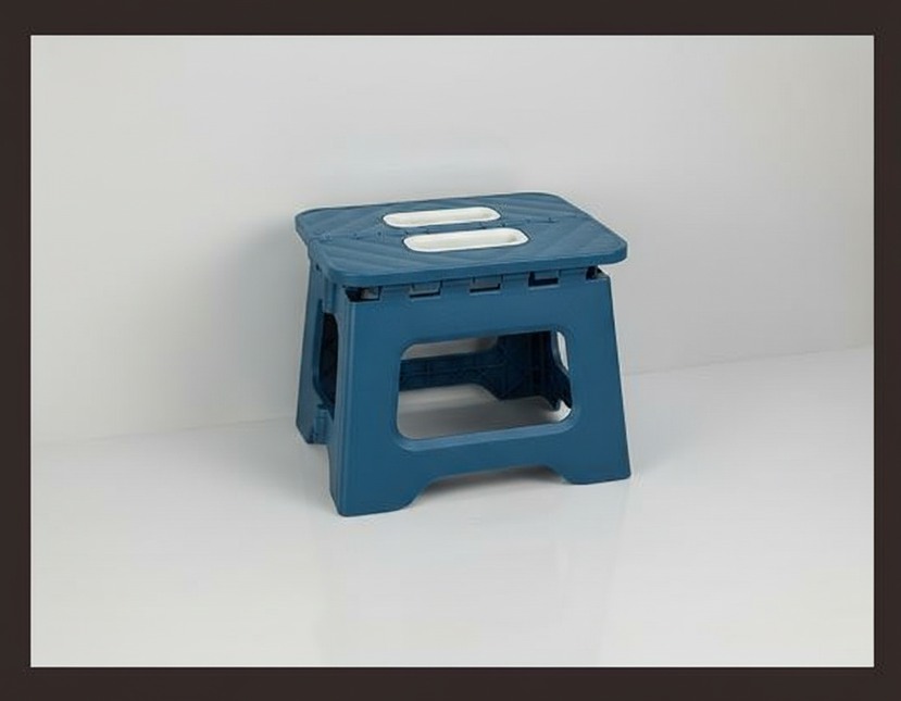 Adult Children Portable Folding Stool Thickened Plastic Saddle Chair Lightweight Adjustable for Camping Hiking Outdoor Travel