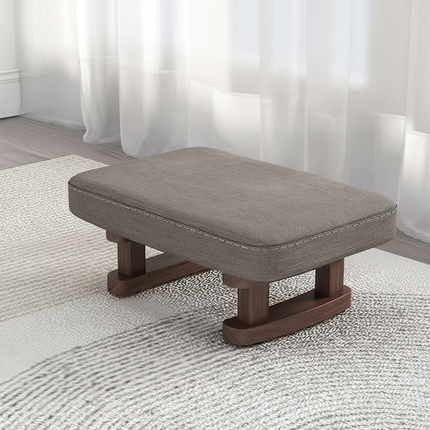 Colorful Small Wooden Stool with Non-Slip Pad Footrest Seat Square Household Living Room Hallway Sofa Tea Stools
