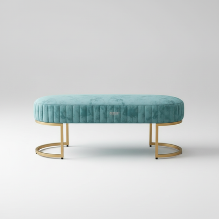 Nordic Soft Velvet Bed Footrest Ottoman Living Room Furniture for Home Bedroom Luxury Pouf Bench Entrance-hall Shoes Stool w