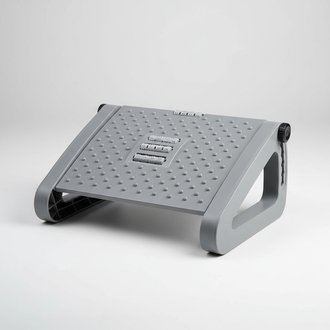 Foot Rest for Under Desk at Work,Adjustable Height Foot Rest Portable Under Desk Foot Stool for Home,Office