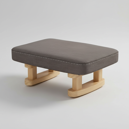 Creative Small Wooden Chair Household Shoe Change Stool Soft Bag Low Stool Office Small Stool Shoe Change Stool Door