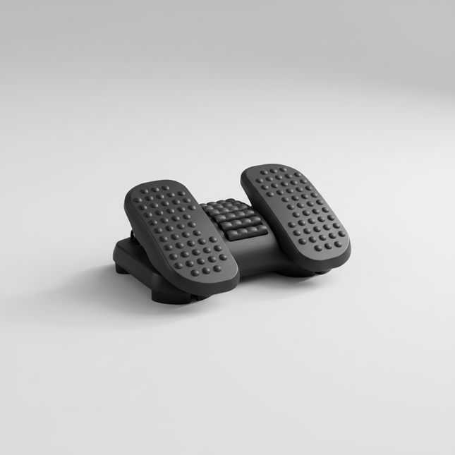 Ergonomic Foot Rest for Office Desk Anti-Slip Foot Stool with Adjustable Height Under Desk Leg Rest for Varicose Vein Prevention