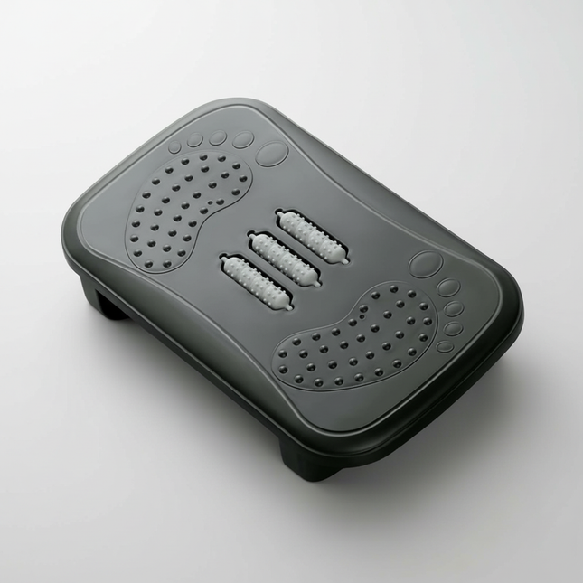 Foot Stool for Work Desk with 180 Degree Shake Design Massage Rollers Suitable for Working Gaming