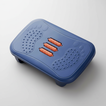 Foot Rest Under Desk Leg Rest with Roller Massage Foot Nursing Stool Foot Stool for Car Computer Desk Women Men Living Room Home