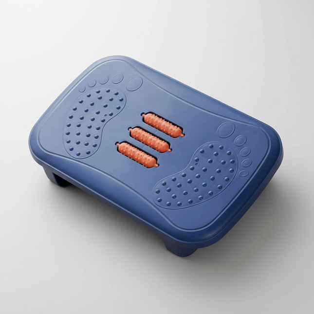 Foot Rest Under Desk Leg Rest with Roller Massage Foot Nursing Stool Foot Stool for Car Computer Desk Women Men Living Room Home