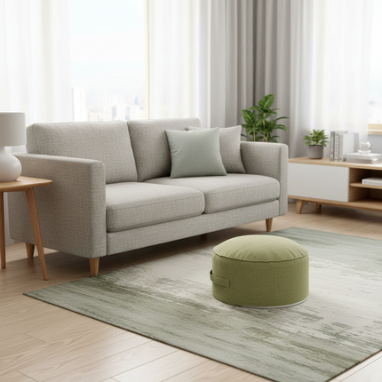 Tea Ceremony Floor Poufs With Fillings Cotton Linen Tatami Footstool Ottoman Thicken Meditation Cushion Yoga Round Cushion Futon - gallery 1