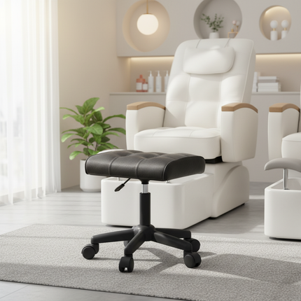 Nap Rest Foot Lift Foot Pedal Raised Foot Office Sofa Home Dressing Nail Art Stool - gallery 1