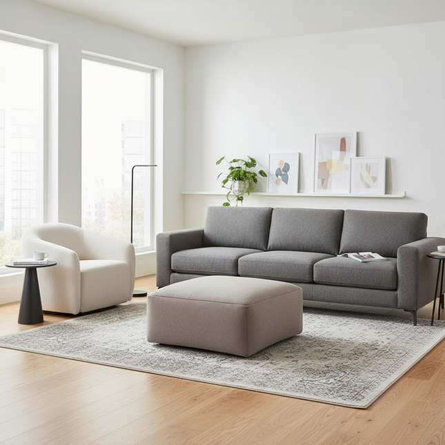 Lazy Sofa Ottoman Foot Stool Cover No Inner Modern Designed Footstool Side Table Chair Stool Versatile Low Stool Sofa - gallery 1