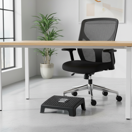 Under Desk Footrest Ergonomic Foot Stool with Massage Rollers Max-Load 120Lbs Desk Leg Rest Pain Relief for Home Office Work - gallery 1