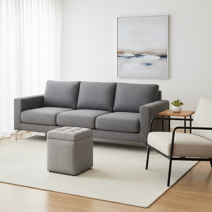 Storage Ottoman Coffee Table Living Room Sofa Stool Storage Chair for Footrest Multifunctional Foot Stool for Home Furniture - gallery 1