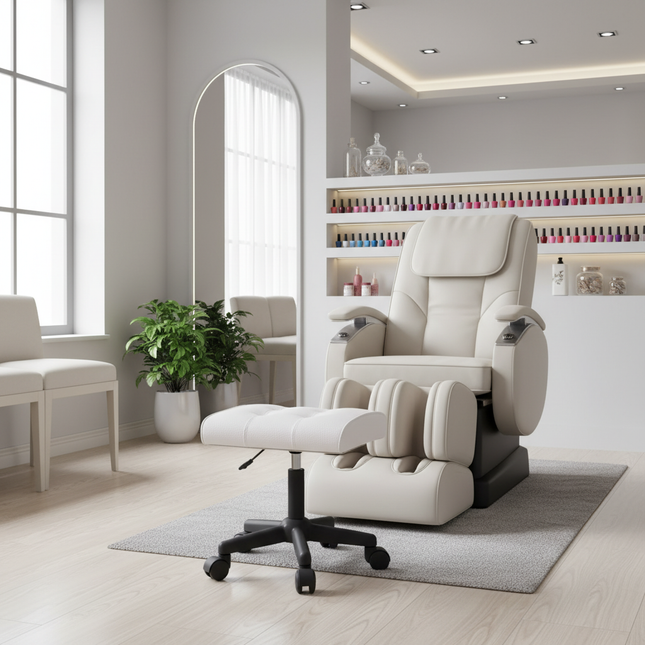 Nap Rest Foot Lift Footstool, Sofa Office Footstool Home Cushion Footstool - gallery 1