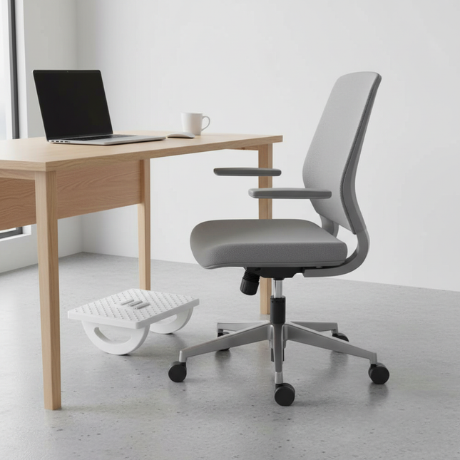 Portability Foot Rest Under Desk Footrest Ergonomic Foot Stool with Massage Rollers Foot Rest for Home Office Work Fast Ship - gallery 1