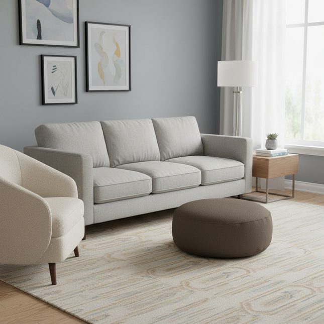 Lazy Sofa Ottoman Foot Stool Cover No Inner Modern Designed Footstool Side Table Chair Stool Versatile Low Stool Sofa - gallery 1