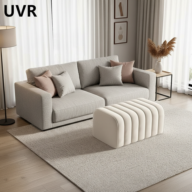 UVR Light Luxury Shoeshine Bench Modern Simple Doorway Entrance Chair Bedroom Bedside Bench Living Room Sofa Footrest Chair - gallery 1