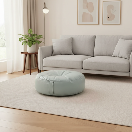 Cushion futon tatami floor footstool bay window cushion padded cushion cushion pillow small bench square round low stool - gallery 1