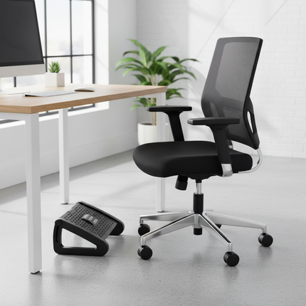 1pc Foot Rest, Adjustable Foot Rest for Under Desk at Work, Ergonomic Foots Stool for Under Office Desks - gallery 1
