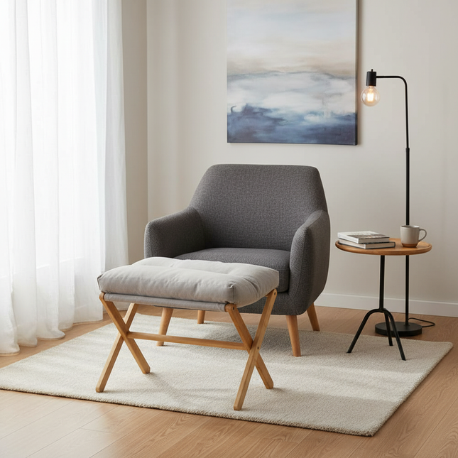 Small Footstool Ottoman Desk Rest Foot Ottoman Footstool Portable Footrests Foot Stool Leg Rest High Padded Foot Rest - gallery 1