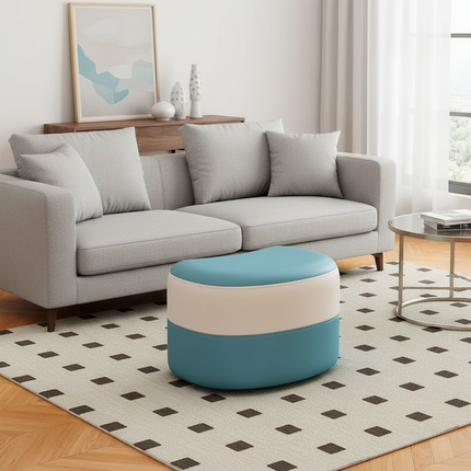 Small Household Footstool, Shoe Change, Living Room Sofa Foot Stool, Coffee Table Bench, Ottoman Storage - gallery 1