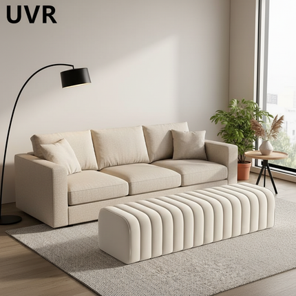 UVR Light Luxury Shoeshine Bench Modern Simple Doorway Entrance Chair Bedroom Bedside Bench Living Room Sofa Footrest Chair - gallery 1