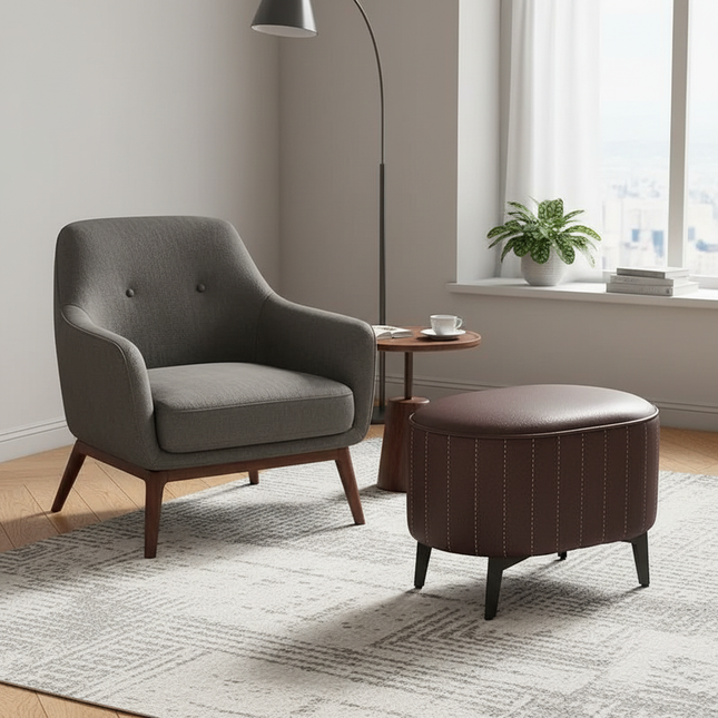 Bedroom Minimalist Foot Stool French Household Portable Adults Bench Step Stools Minimalist Meditation Tabouret Salon Furniture - gallery 1