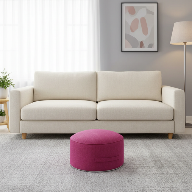 Tea Ceremony Floor Poufs With Fillings Cotton Linen Tatami Footstool Ottoman Thicken Meditation Cushion Yoga Round Cushion Futon - gallery 1