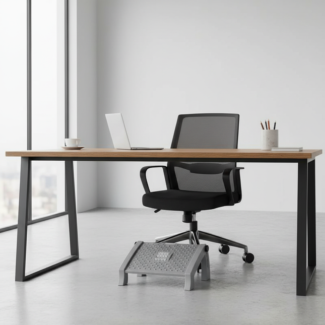 Ottoman Anti-tilting Erlang Legs Six-gear Adjustable Footstool Office Table Foot Pedal - gallery 1