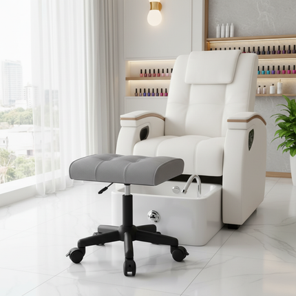 Nap Rest Foot Lift Footstool, Sofa Office Footstool Home Cushion Footstool - gallery 1