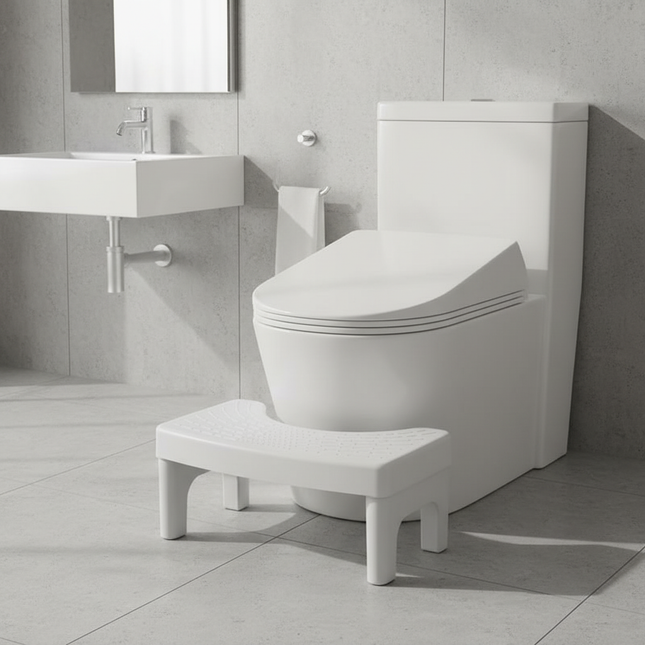 Anti-slip Toilet Stool Squatty Potty Toilet Footstool Cadeiras Bathroom Tools for Pregnant Woman Children Adult Men Old People - gallery 1