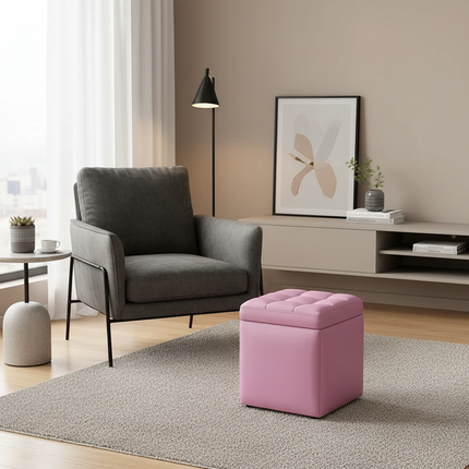 Storage Ottoman Coffee Table Living Room Sofa Stool Storage Chair for Footrest Multifunctional Foot Stool for Home Furniture - gallery 1