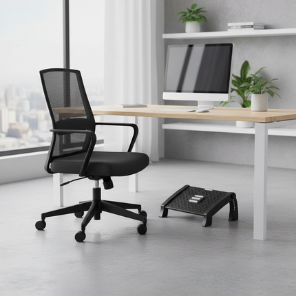 Ottoman Anti-tilting Erlang Legs Six-gear Adjustable Footstool Office Table Foot Pedal - gallery 1