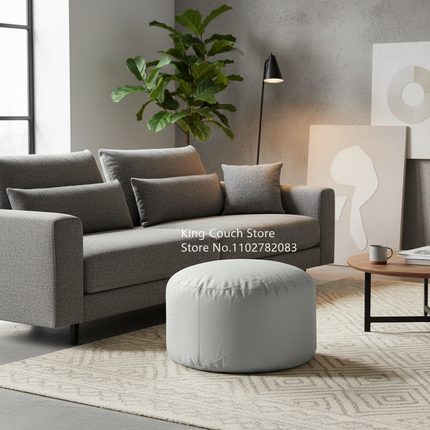 foot rest relaxing custom folding furniture wholesale round footstool makeup stools polyester sofa ottoman modern pouf chair - gallery 1