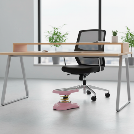 Multipurpose Spring Foot Stool Footstool 35° Adjustable Foot Support Holder Anti-Slip Foot Pedal Footrest For Office Toilet - gallery 1