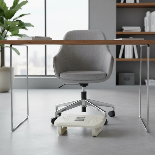 Portability Foot Rest Under Desk Footrest Ergonomic Foot Stool with Massage Rollers Foot Rest for Home Office Work Fast Ship - gallery 1