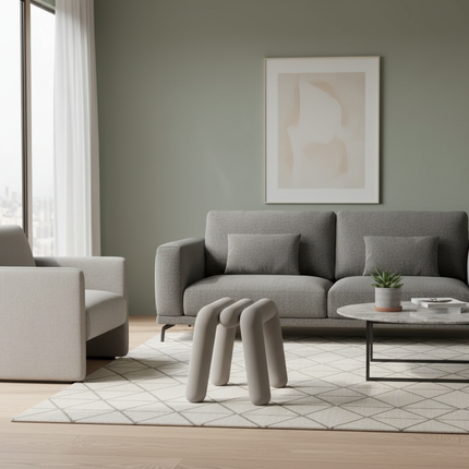 UVR Light Luxury Stool Modern Simple Coffee Table Stool Bedroom Makeup Chair Sofa Footstool Doorway Shoeshine Stool Furniture - gallery 1