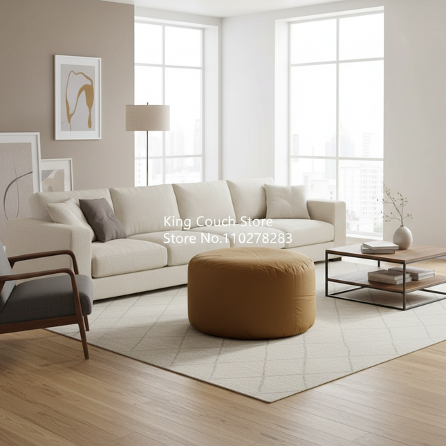 foot rest relaxing custom folding furniture wholesale round footstool makeup stools polyester sofa ottoman modern pouf chair - gallery 1