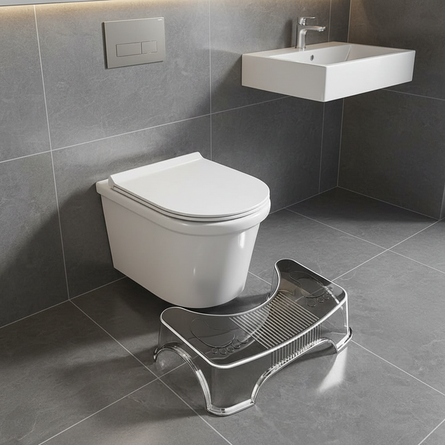 1 thick anti slip stool pad, footstool, household bathroom, adult squatting toilet, toilet footstool waterproof squatting toilet - gallery 1