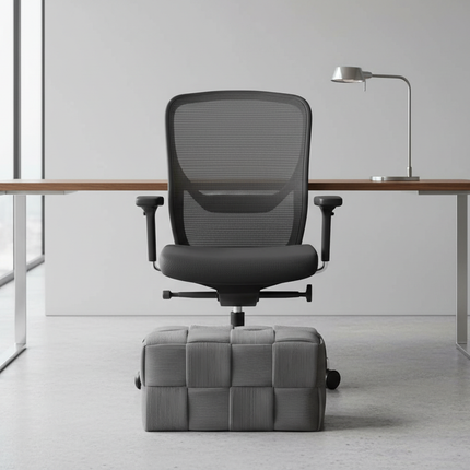 Foot Rest Soft and Comfortable Square Corduroy Woven Design Sofa Stool - gallery 1